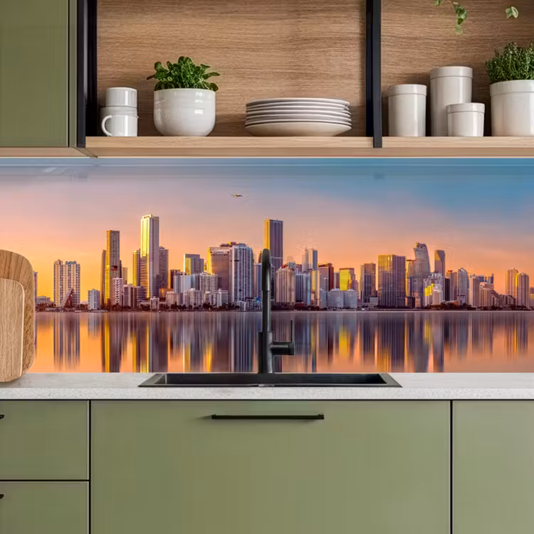 Keuken achterwand - Skyline - Gebouwen - Steden — 8