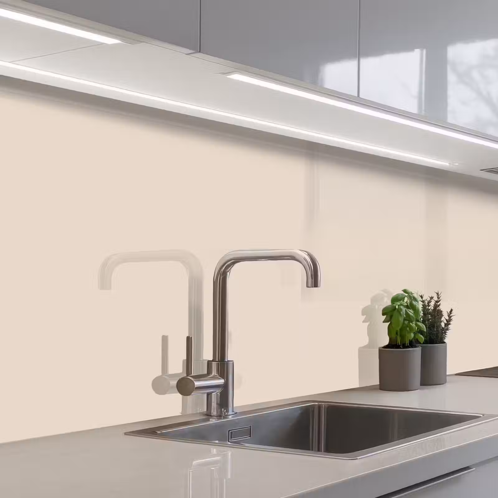 Keuken achterwand - Woestijnstilte — 1