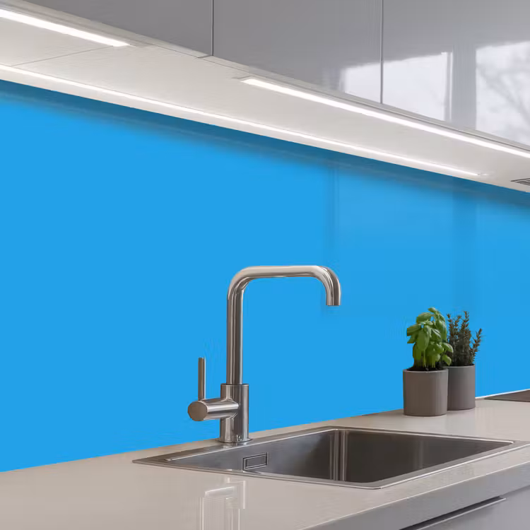 Keuken achterwand - Blauw - Licht - Kleuren — 2