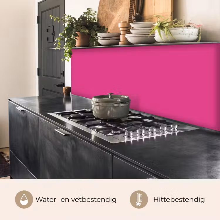 Keuken achterwand - Fuchsia - Neon - Kleuren — 5