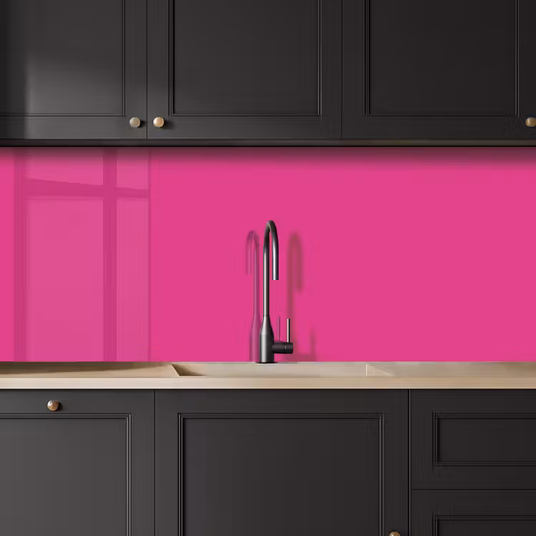 Keuken achterwand - Fuchsia - Neon - Kleuren — 6