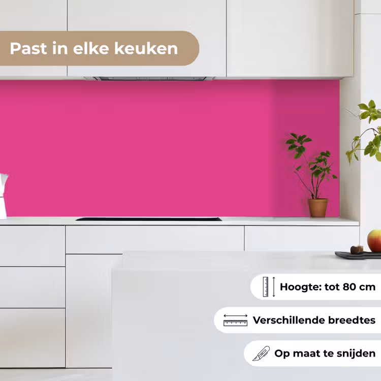 Keuken achterwand - Fuchsia - Neon - Kleuren — 7