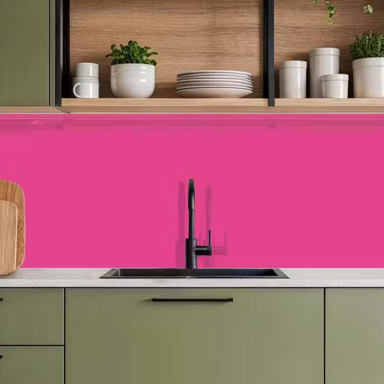 Keuken achterwand - Fuchsia - Neon - Kleuren — 8