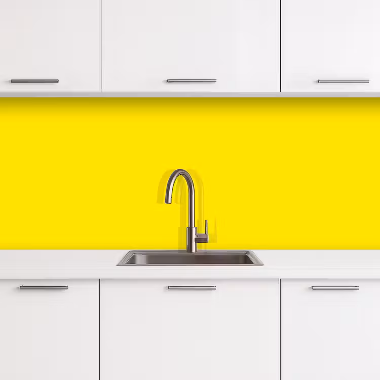 Keuken achterwand - Geel - Citroen - Neon - Kleuren — 4