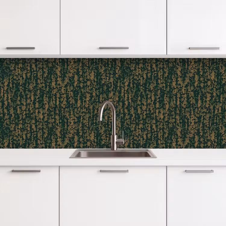 Keuken achterwand - Groen - Bruin - Vlekken - Roest — 4