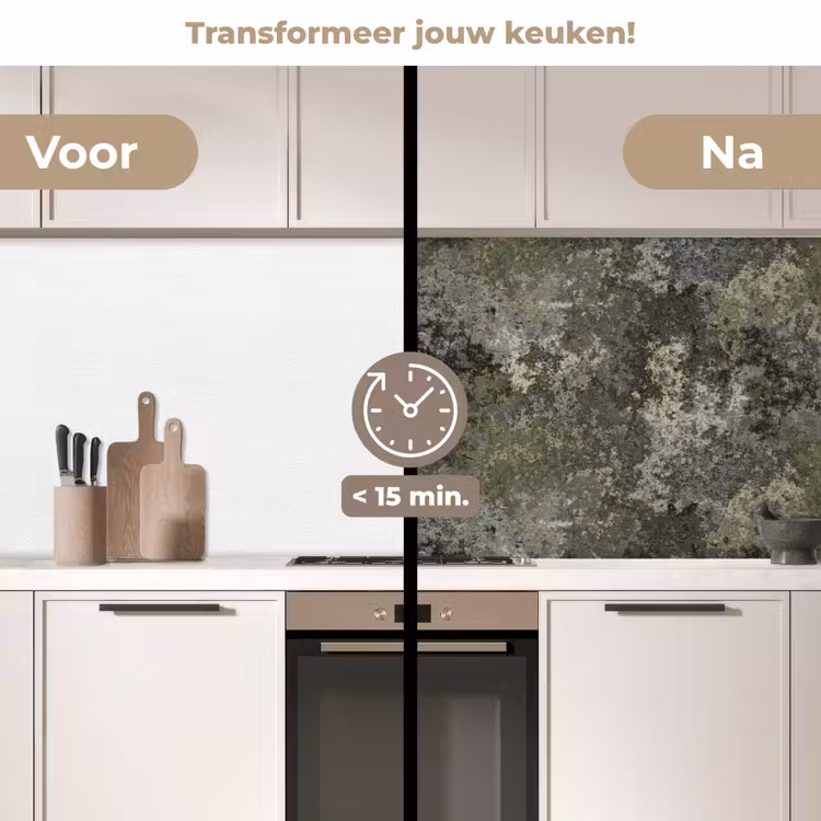 Keuken achterwand - Groen - Roest - Vlekken — 3