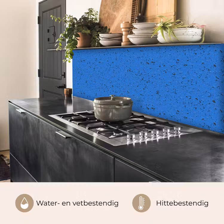 Keuken achterwand - Roest - Blauw - Barsten - Verf — 5