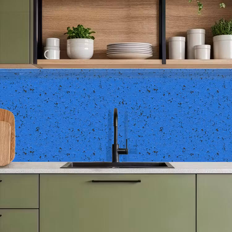Keuken achterwand - Roest - Blauw - Barsten - Verf — 8