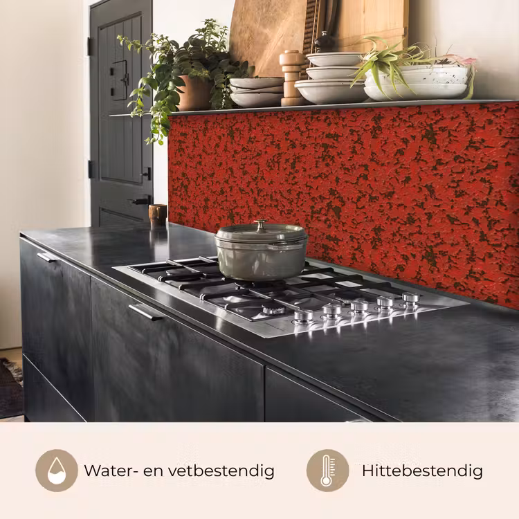 Keuken achterwand - Roest - Rood - Vlekken — 5