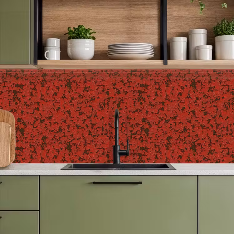 Keuken achterwand - Roest - Rood - Vlekken — 8