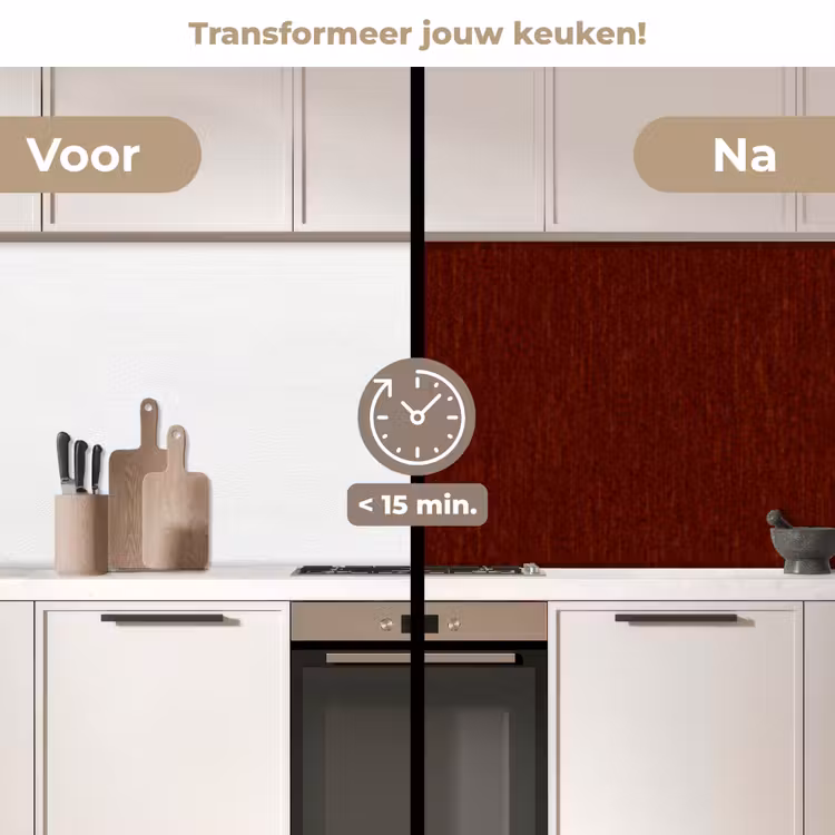 Keuken achterwand - Rood - Roest - Textuur — 3