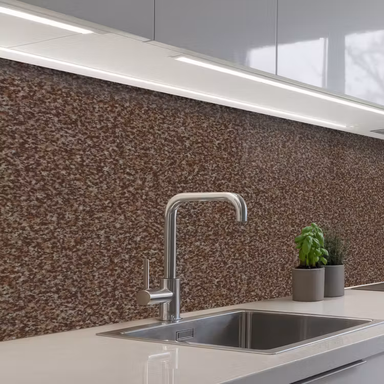 Keuken achterwand - Ruw - Roest - Donkerbruin — 2