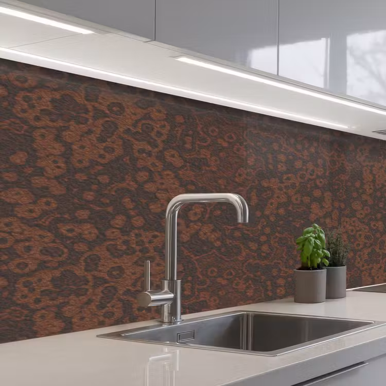 Keuken achterwand - Donker - Bruin - Roest — 2