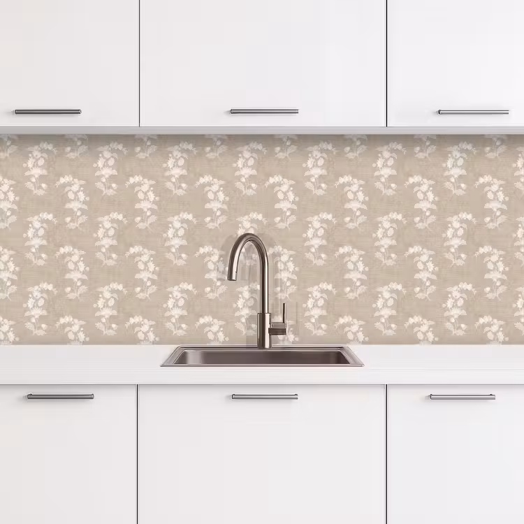 Keuken achterwand - Motief - Beige - Linnen — 4