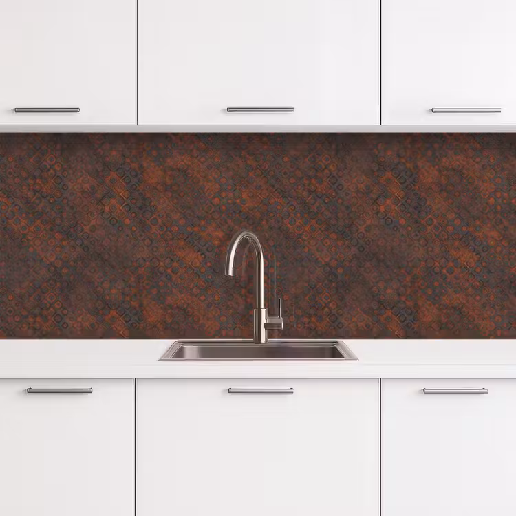 Keuken achterwand - Patroon - Roest - Bruin — 4
