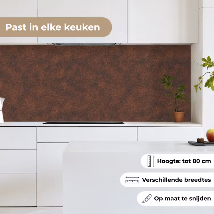 Keuken achterwand - Roest - Bruin - Rood — 7