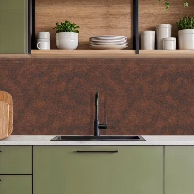 Keuken achterwand - Roest - Bruin - Rood — 8