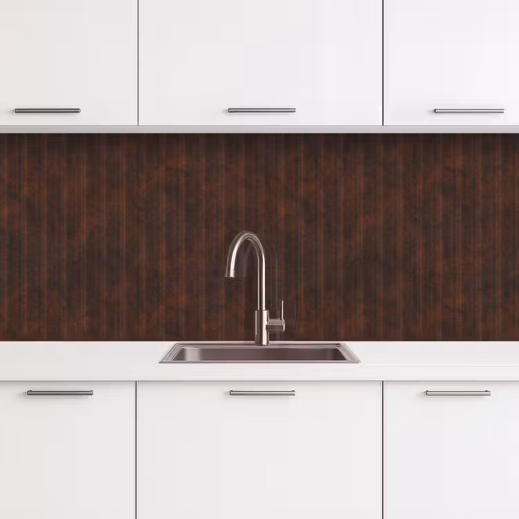 Keuken achterwand - Roest - Lijnen - Patroon — 4