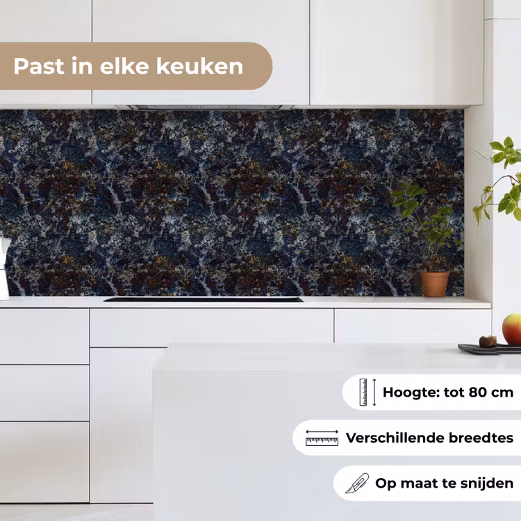 Keuken achterwand - Blauw - Graniet - Donker — 7