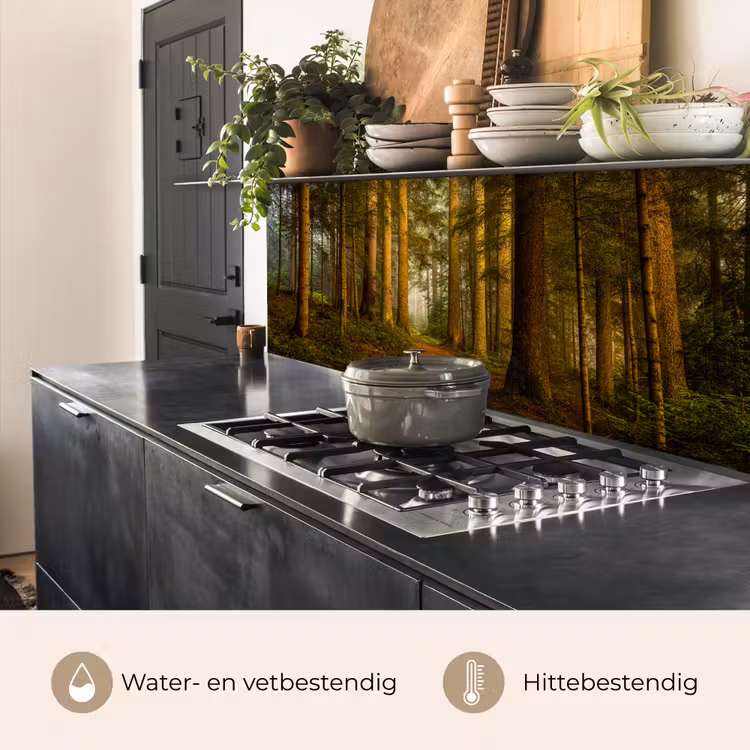 Keuken achterwand - Bos - Natuur - Bomen - Landschap - Bladeren — 7