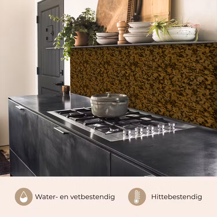 Keuken achterwand - Bruin - Vlekken - Graniet — 5