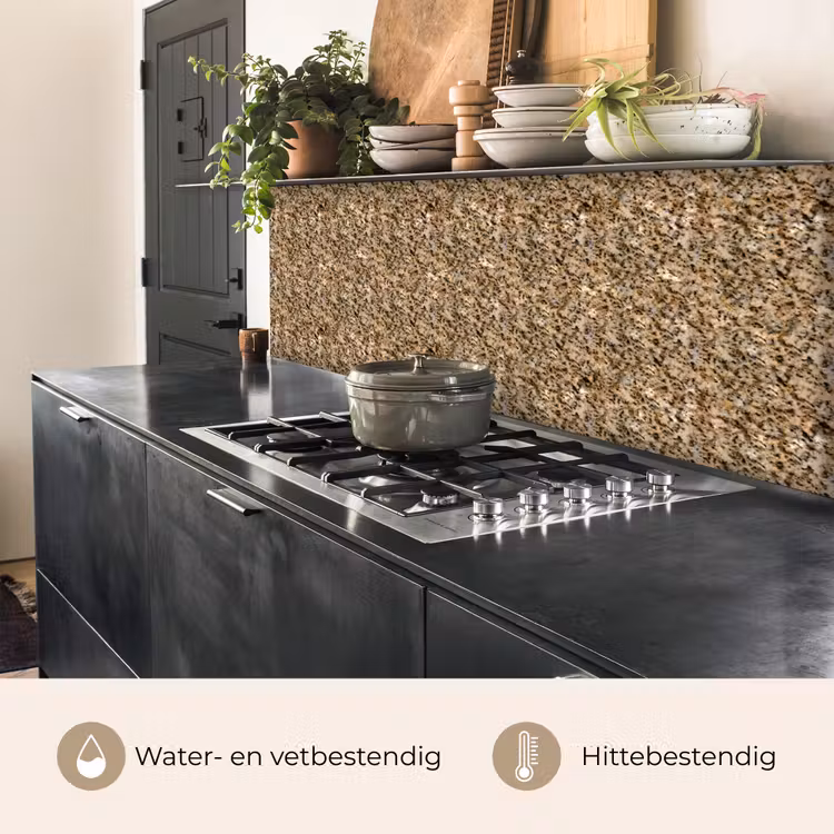 Keuken achterwand - Graniet - Beige - Patroon — 5
