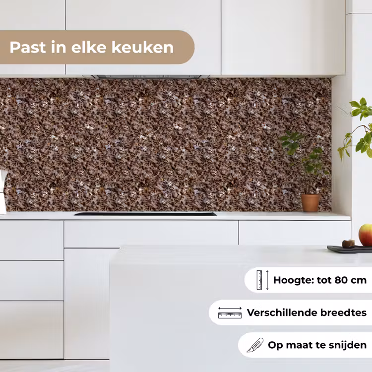 Keuken achterwand - Graniet - Bruin - Structuur — 7
