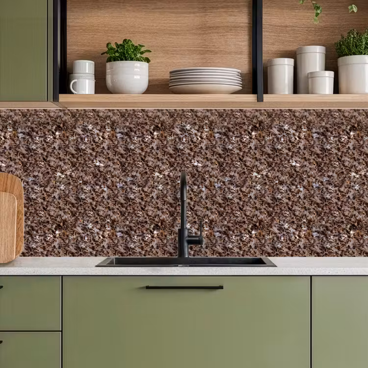 Keuken achterwand - Graniet - Bruin - Structuur — 8