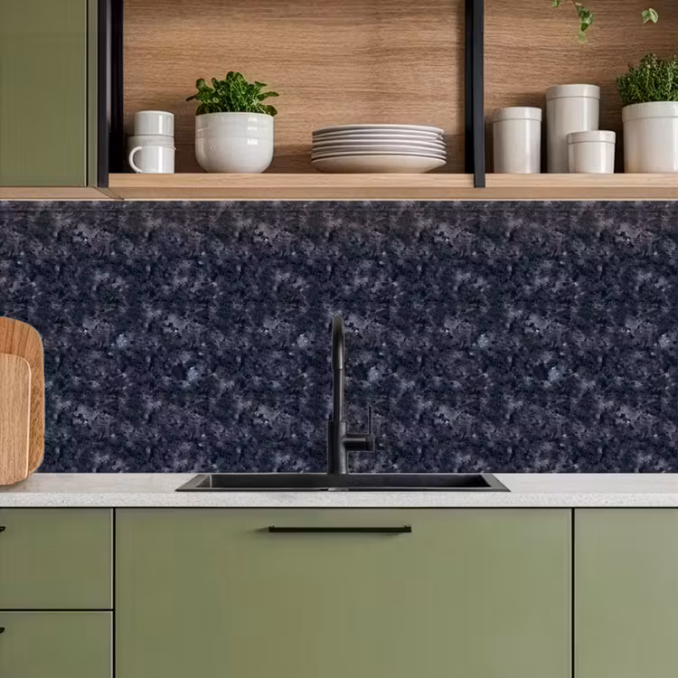 Keuken achterwand - Grijs - Zwart - Patroon — 8