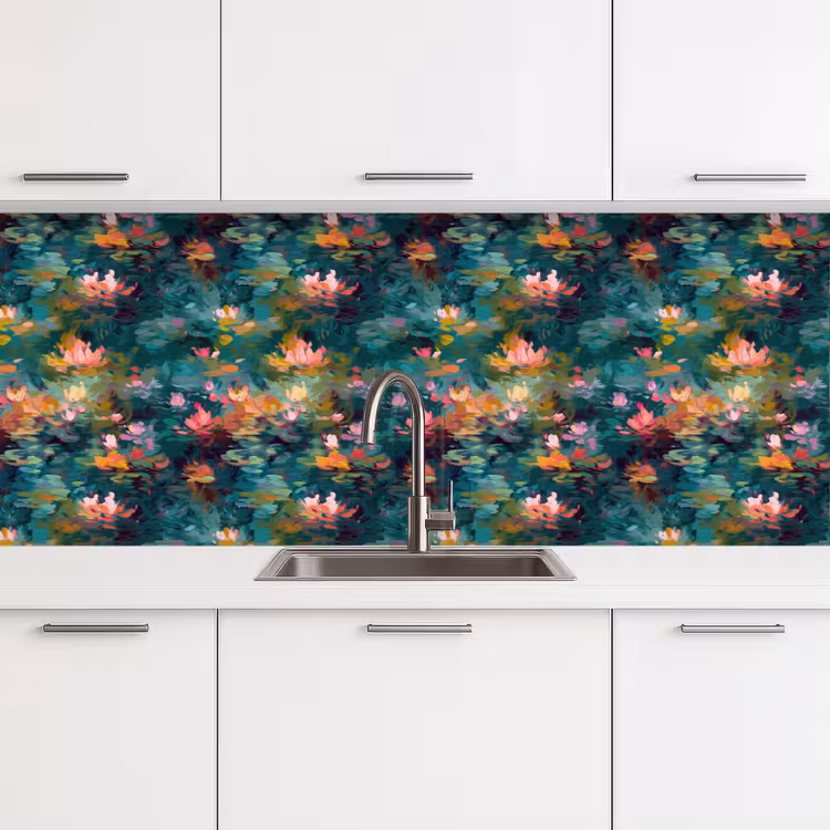 Keuken achterwand - Waterlelies - Vijver - Water — 4