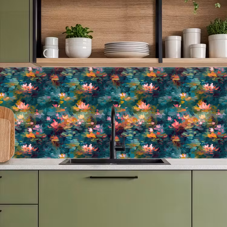 Keuken achterwand - Waterlelies - Vijver - Water — 8