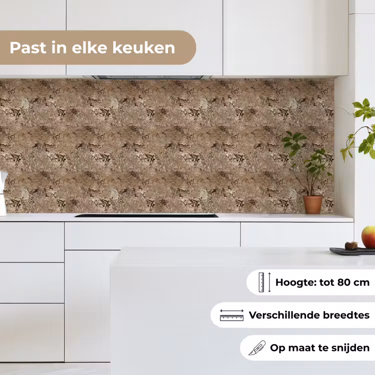 Keuken achterwand - Beige - Graniet - Ruw — 7