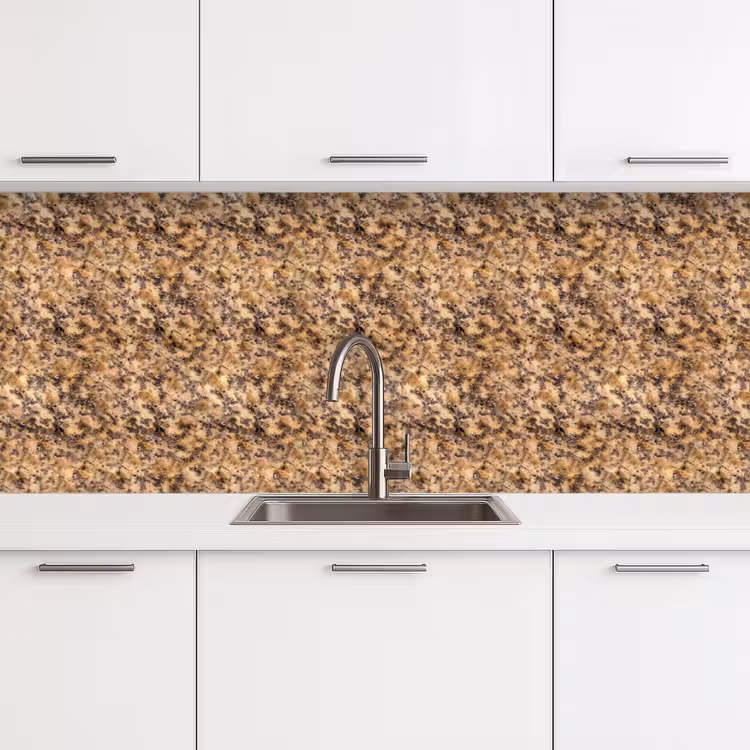 Keuken achterwand - Bruin - Roze - Graniet — 4