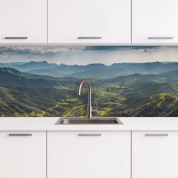 Keuken achterwand - Landschap - Vallei - Groen — 4