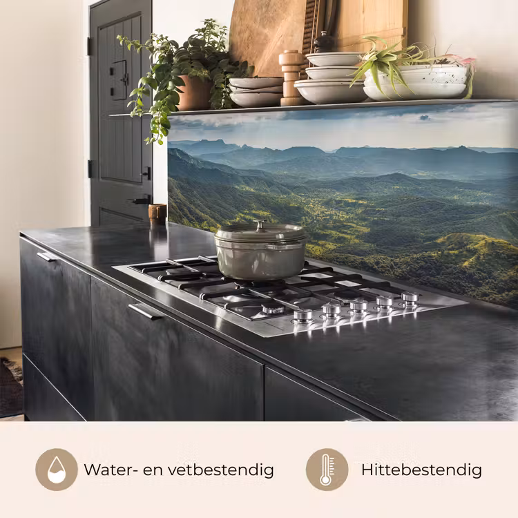 Keuken achterwand - Landschap - Vallei - Groen — 5