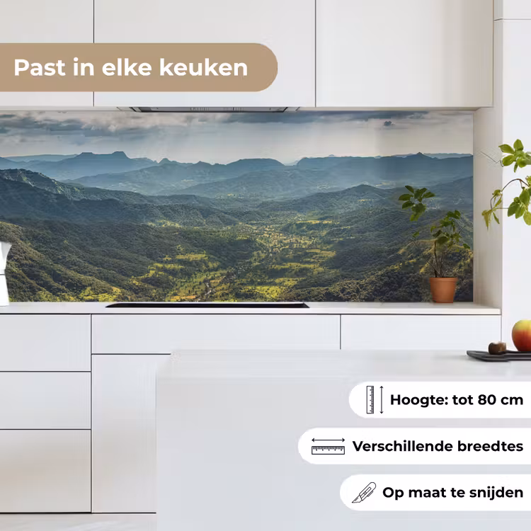 Keuken achterwand - Landschap - Vallei - Groen — 7