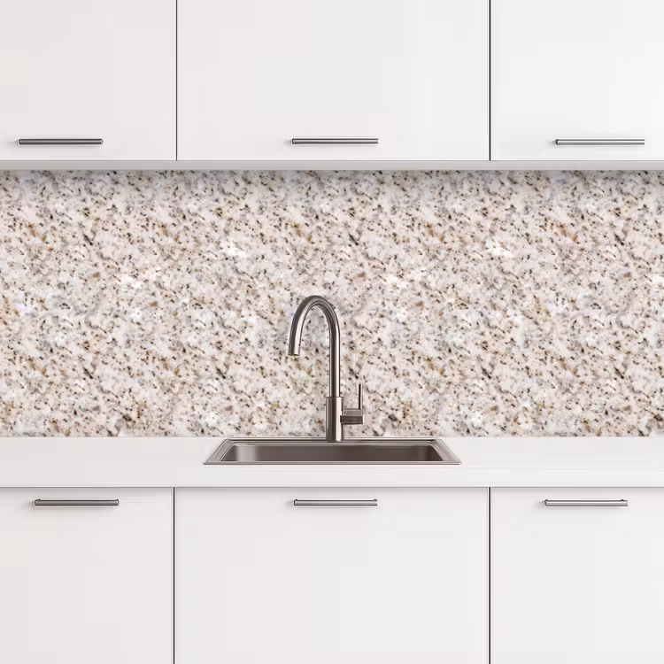 Keuken achterwand - Wit - Bruin - Graniet — 4