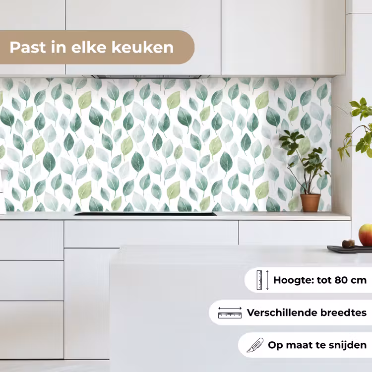 Keuken achterwand - Blad - Mix - Fris - Groen — 7