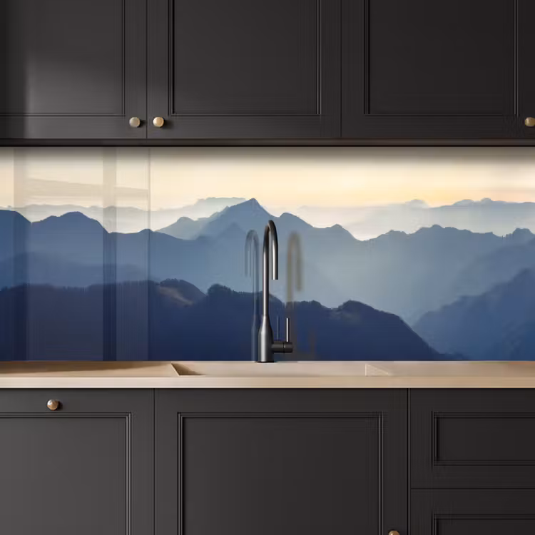 Keuken achterwand - Landschap - Bergen - Groen - Natuur — 6