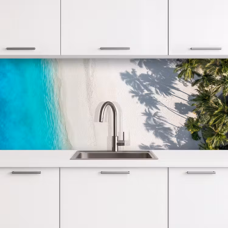 Keuken achterwand - Landschap - Zee - Strand — 4