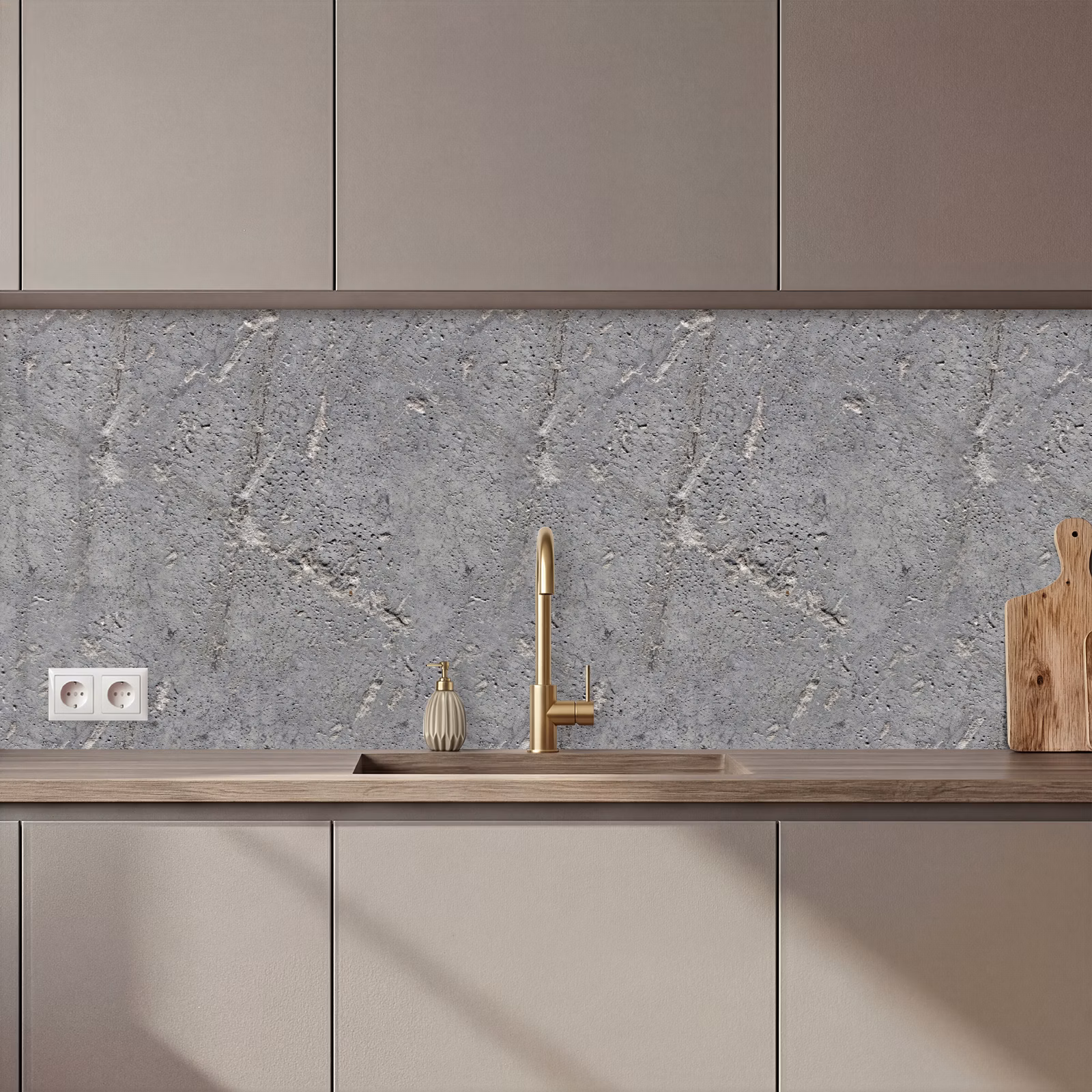 Keuken achterwand - Beton - Patronen - Steen — 1