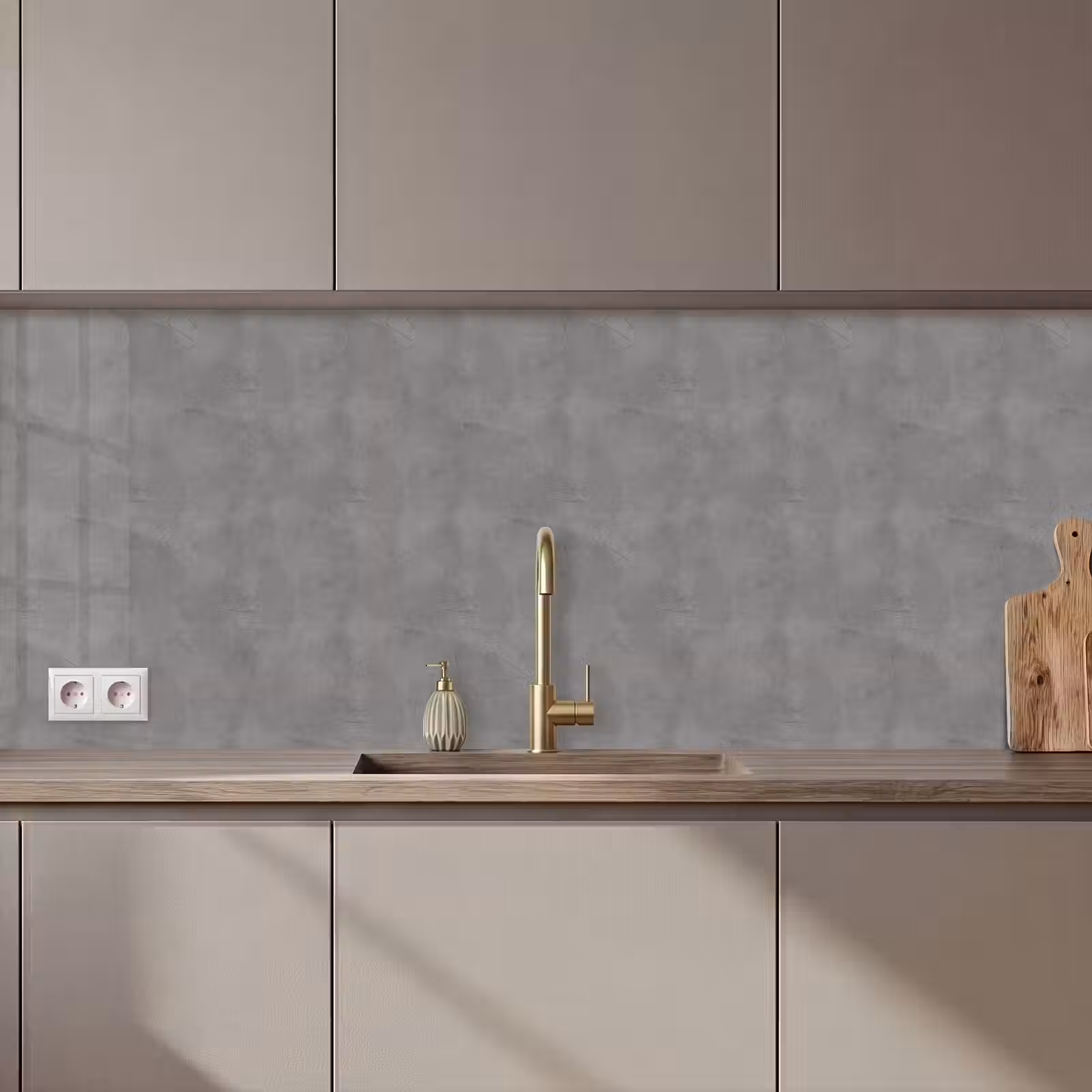 Keuken achterwand - Beton - Structuur - Patroon — 1