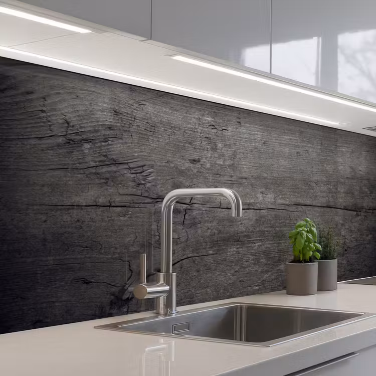 Keuken achterwand - Beton - Grijs - donker — 1