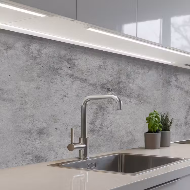 Keuken achterwand - Beton - Grijs - Patronen — 2