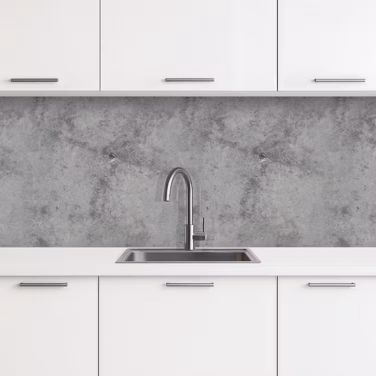 Keuken achterwand - Beton - Grijs - Patronen — 4