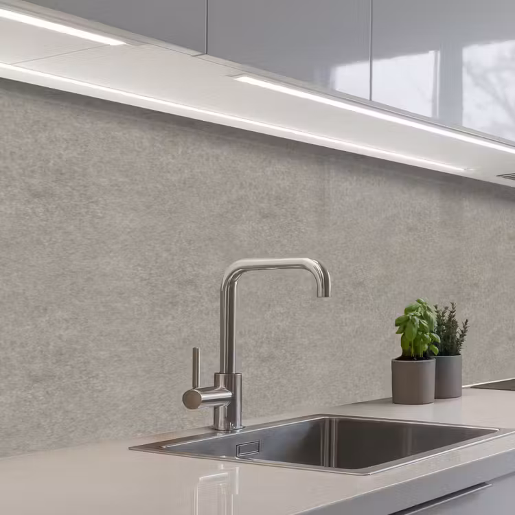 Keuken achterwand - Beton - Grijs - Patronen - Industrieel — 2