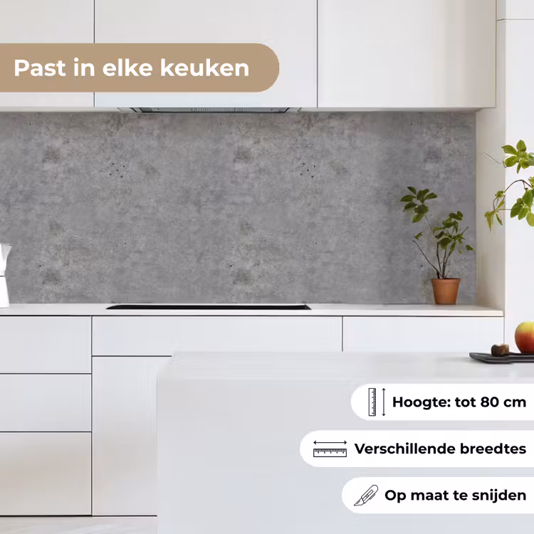 Keuken achterwand - Beton - Industrieel - Patronen — 7