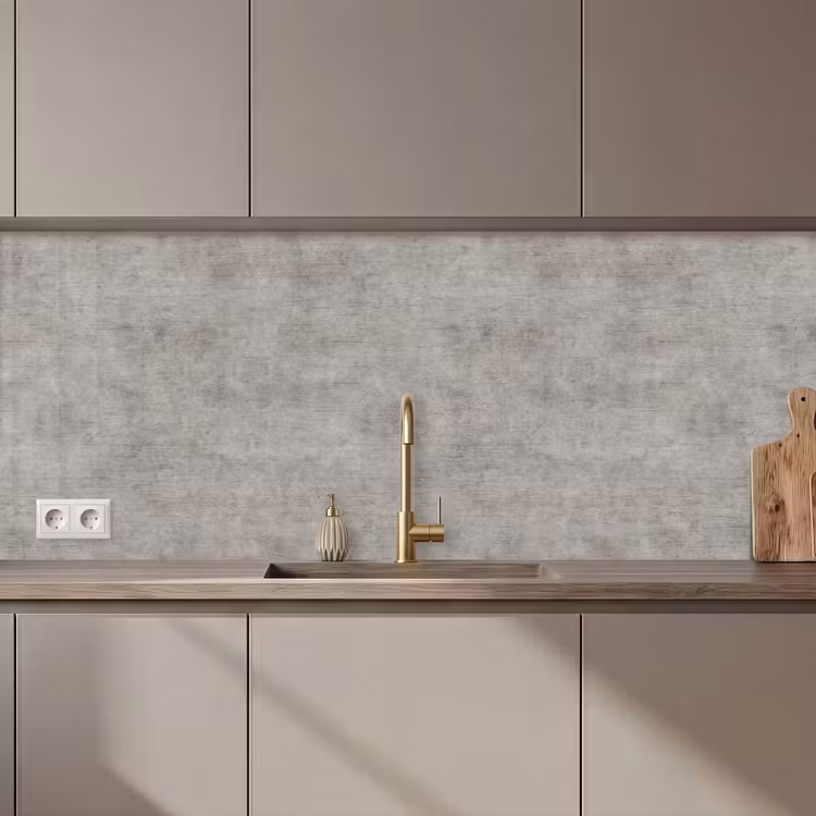 Keuken achterwand - Beton - Oud - Grijs - Patronen — 1