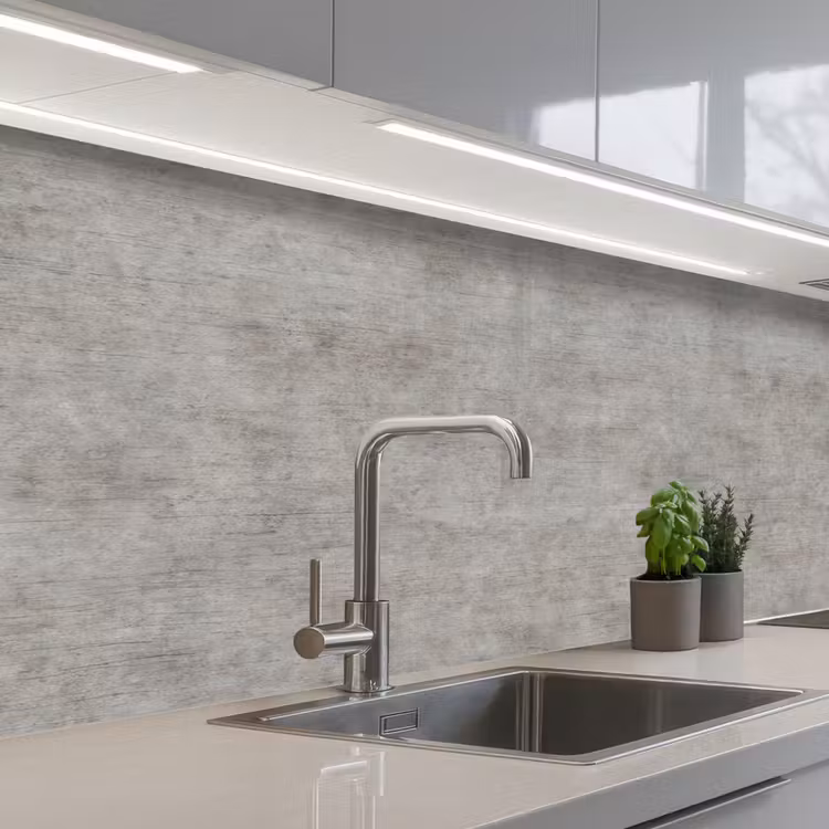 Keuken achterwand - Beton - Oud - Grijs - Patronen — 2