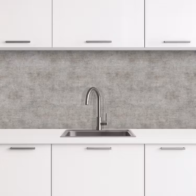 Keuken achterwand - Beton - Oud - Grijs - Patronen — 4